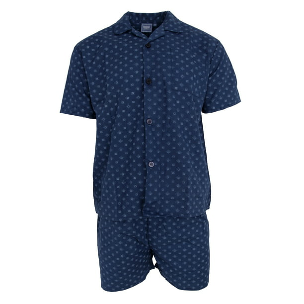 2XL Grey Harvey James Mens Checkered Long Sleeve Fleece Warm Pyjama Set